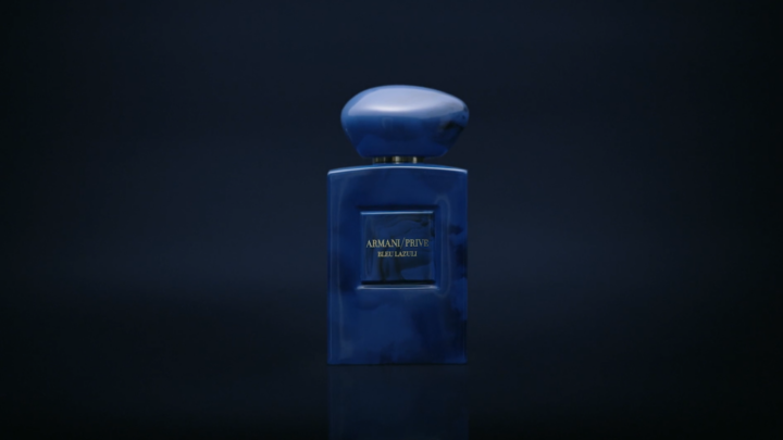 armani privé bleu turquoise